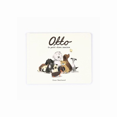 Jellycat Otto Le Petit Chien Saucisse Livre and Otto Sausage Hond Medium | PW6139087